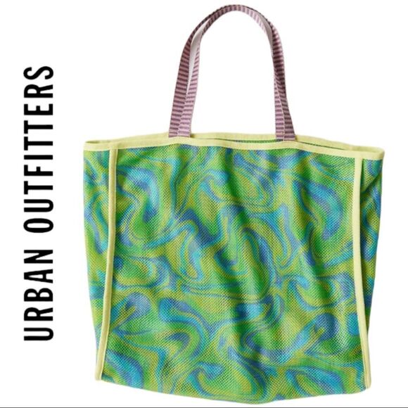 Urban Outfitters Handbags - NEW Urban Outfitters UO Whimsical Print Mesh Tote Bag